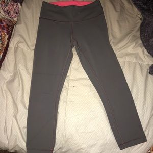 Wunder Under Lulu Pink/grey reversible leggings 🌸